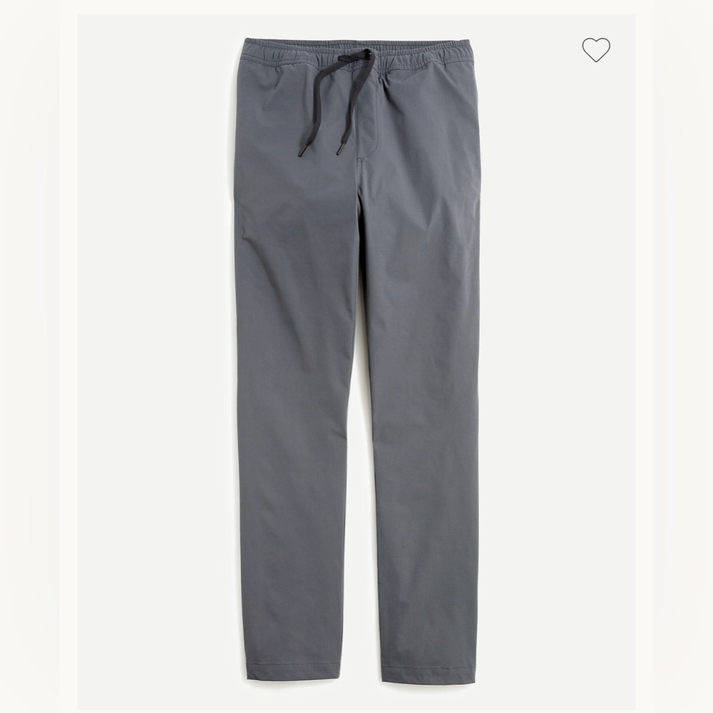 LIKE NEW Men's JCrew Gray tech pants with drawstring